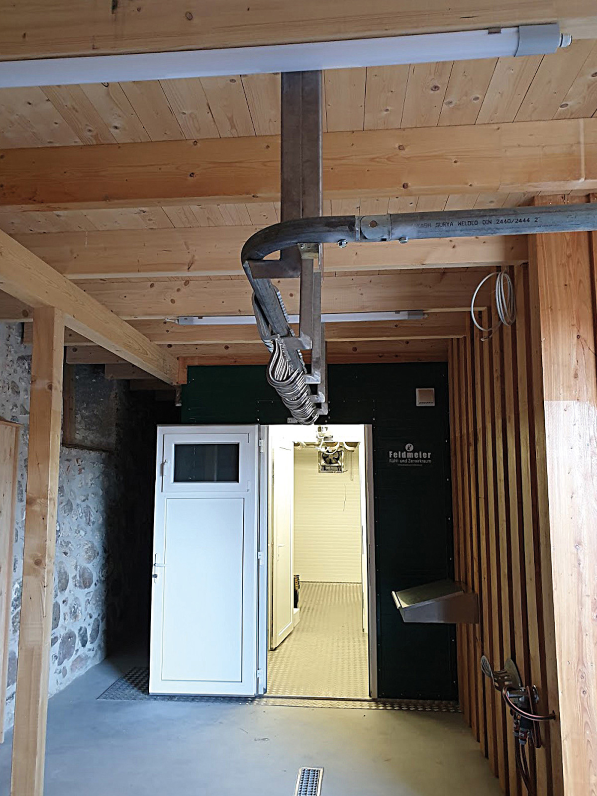 Innenausbau einer Feldmeier Wildkammer